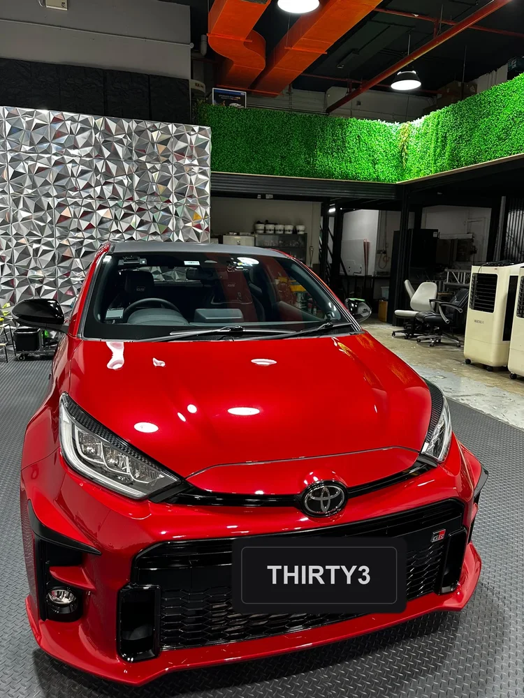 GR Yaris at the Thirty3 studio